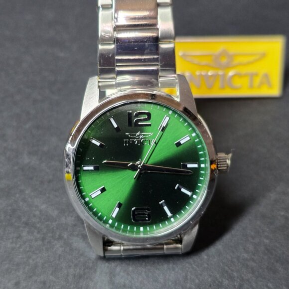 Invicta Celestial Men's Watch - 43mm, Green, Silver, Steel (48494) - Picture 3 of 14